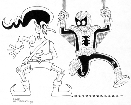 Spiderman Coloring Sheets on Spider Man Versus The Green Goblin